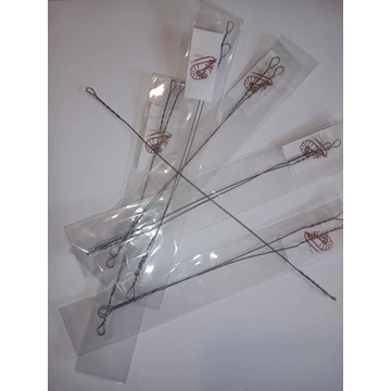 drótelőke twitching 0.3 mm rm. rugóacél 13 cm 2 db