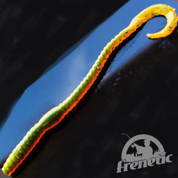 FRENETIC Giliszta Twister zöld/narancs 14cm