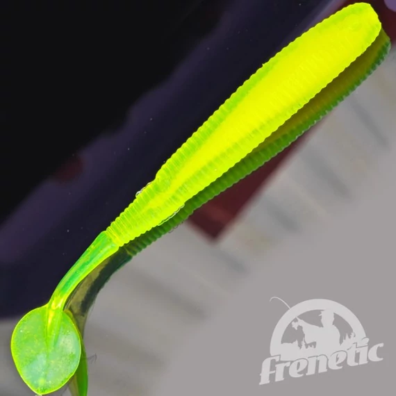 FRENETIC TWISTER HALFARKÚ Neon 7,5cm - vibra fark - gumihal