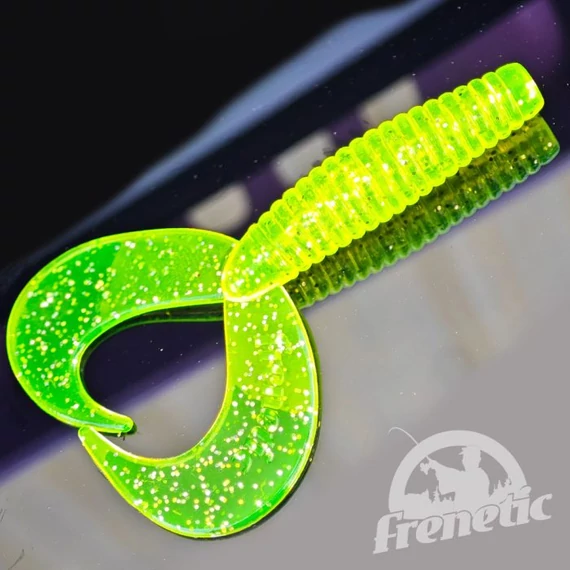FRENETIC TWISTER KÉTFARKÚ Neon 7cm