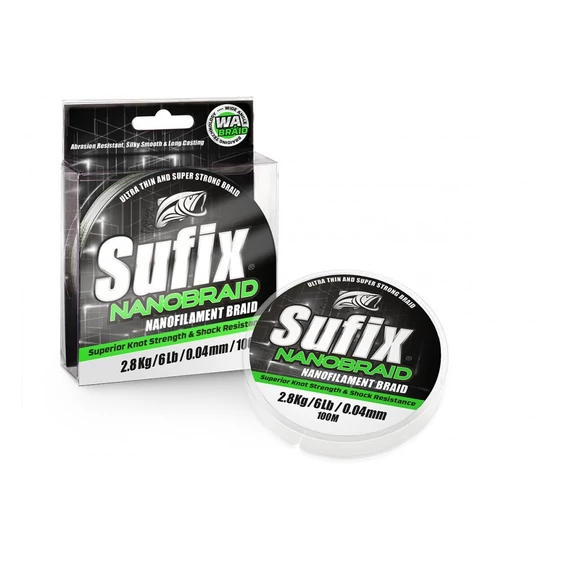 Sufix Nanobraid Hot Pink 100 m 0..03 mm